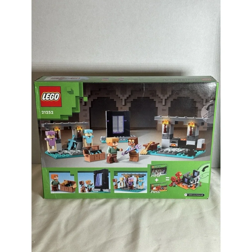 LEGO Minecraft The Creeper 21276 &‎ The Armory 21252 Set Lot Sealed NIB
